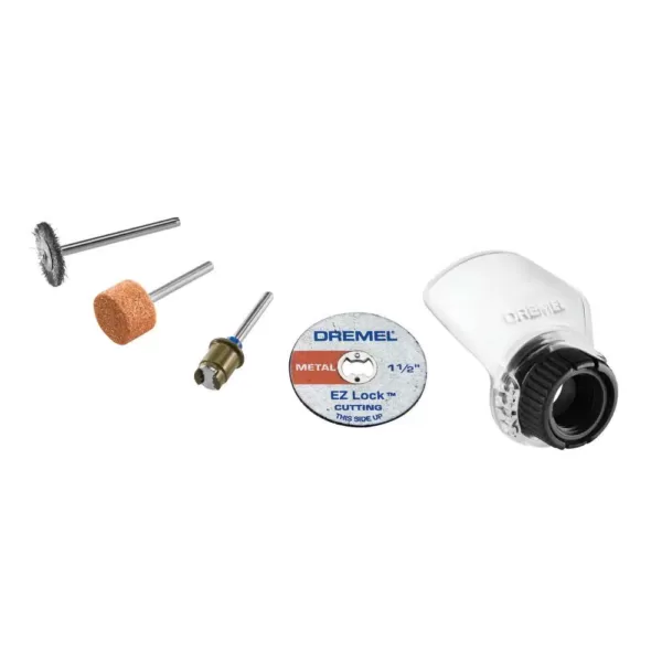 Dremel Rotary Tool Shield Attachment Kit with 4 Accessories