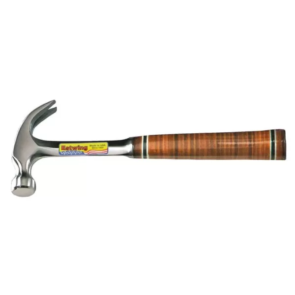 Estwing 12 oz. Curve Claw Hammer with Leather Grip