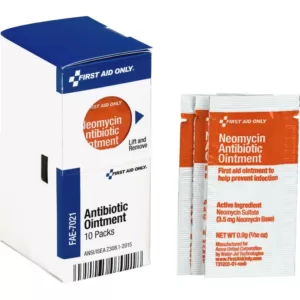 First Aid Only Antibiotic Ointment (10 Per Box)