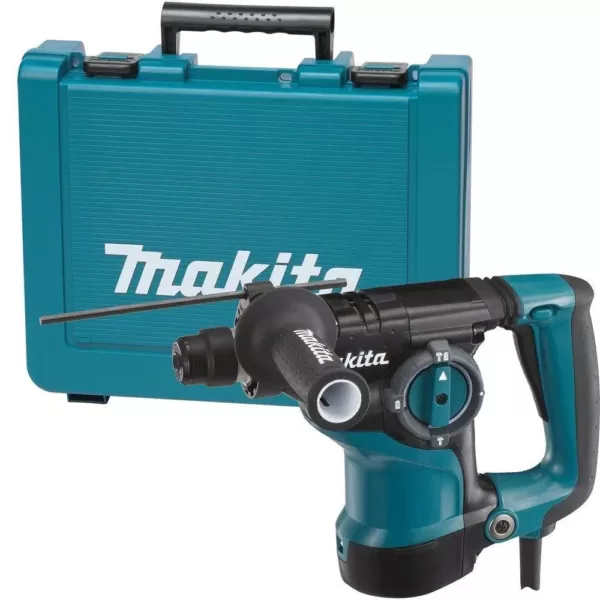 Makita 7 Amp 1-1/8 in. Corded SDS-Plus Concrete/Masonry Rotary Hammer Drill with Side Handle and Hard Case