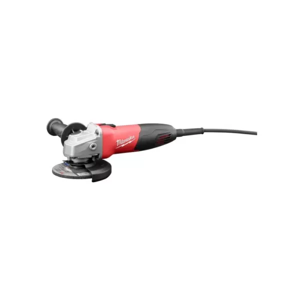 Milwaukee 7 Amp Corded 4-1/2 in. Small Angle Grinder with Sliding Lock-On Switch