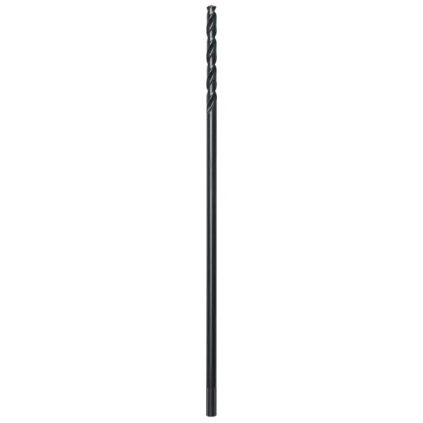 Milwaukee 1/8 in. x 12 in. Thunderbolt Aircraft Length Black Oxide Drill Bit