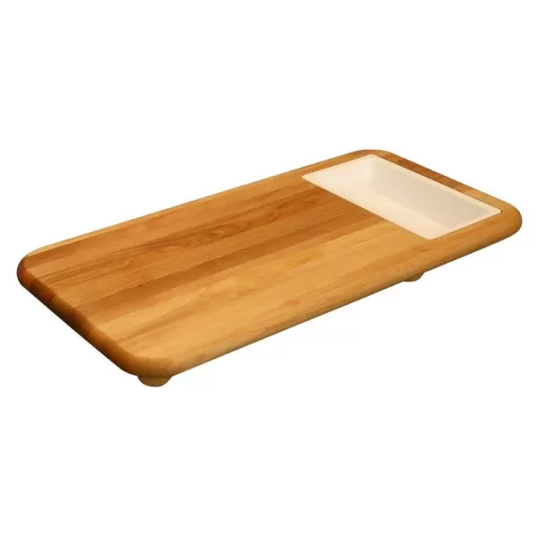 Catskill Craftsmen Hardwood Cutting Board with Cut 'n' Catch Removable Tray