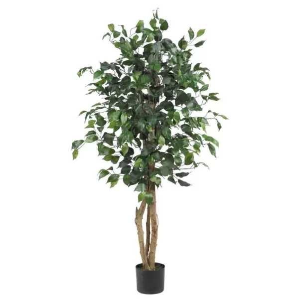 Nearly Natural 4 ft. Ficus Silk Tree