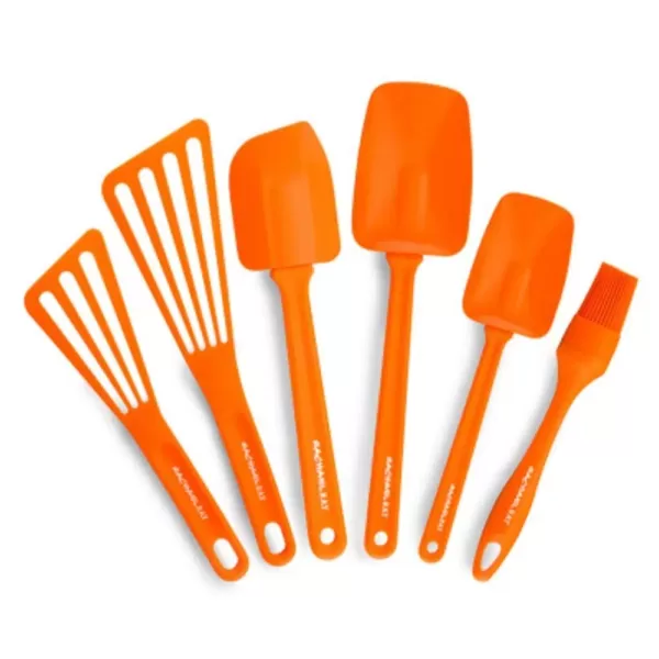 Rachael Ray Nylon Orange Kitchen Utensil Set (Set of 6)