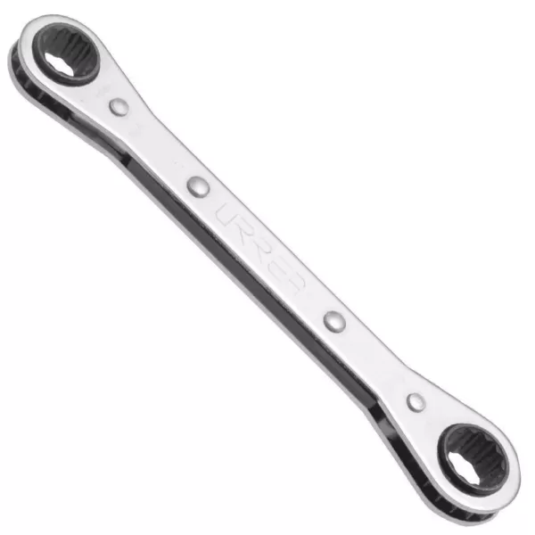 URREA 3/8 in. X 7/16 in. 12 Point Box End Ratcheting Wrench