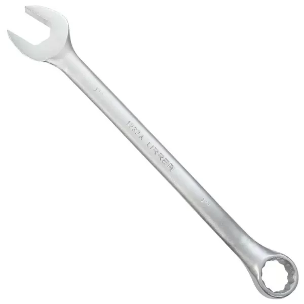 URREA 7/16 in. 12 Point Combination Chrome Wrench